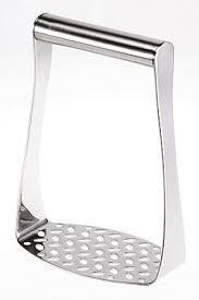 Venta al por mayor herramientas de la cocina Bambú de la manija de acero inoxidable Potato Masher - Product Image 6