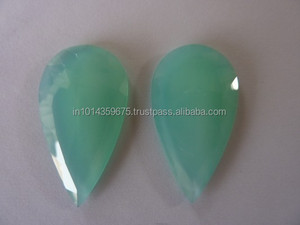 
 
 
 หินธรรมชาติสีเขียวแคลเซโดนีทรงลูกแพร์คุณภาพสูงสำหรับขายส่ง ขนาดปรับแต่งได้ ผลิตในอินเดีย ยี่ห้อ COSZCATL KAQUCHAL - Product Image 3