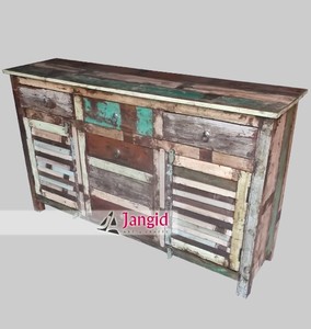 Fabricant en gros de meubles de buffet en bois rustique vintage récupéré - Product Image 2