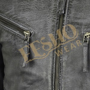 High Quality Mens Quilted Leather Jacket Stylish Warm Winter Outerwear Durable Comfortable Casual Fashion <b>Coat</b> OEM Wholesale - Product Image 5