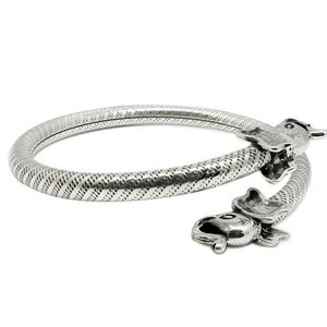 Bracelet manchette en argent sterling 925 Shri Ashapura Jewels, style bohème, motif chrétien, bijoux de mariage en argent uni - Product Image 2