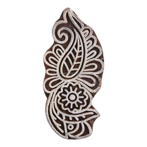 Blocs d'impression floraux vintage en bois pour l'impression de textiles grossiste sur Indianshelf seulement WB-2641 - Product Image 1