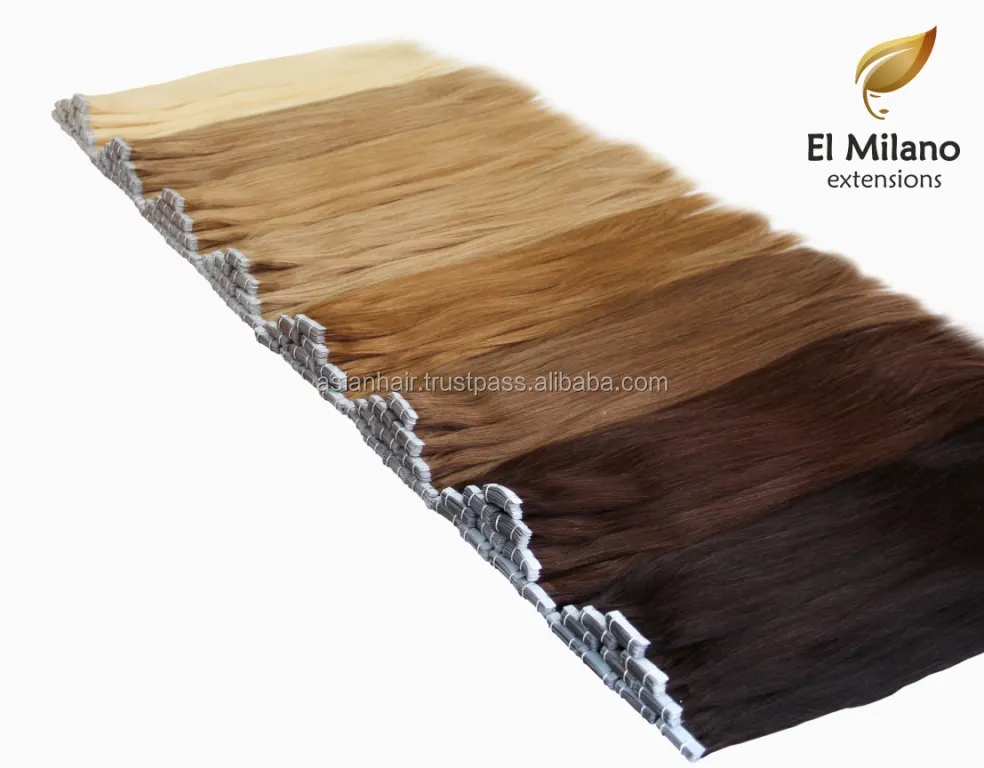 Wholesale East European Natural Virgin Human Hair Skin Weft Hair Extension Tape In Hair Extensions