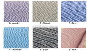 Serviette serviette en coton turque classique à chevrons, serviette hamburgers, vente en gros, Collection classique rose - Product Image 6