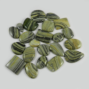 100 gms de la onda Natural jasper 22 pcs forma libre cabujón piedras preciosas para joyería de diseñador IG0152 - Product Image 6