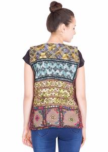 Veste sans manches pour femme, style ethnique vintage, brodée à la main, traditionnelle indienne Banjara, mettant en valeur un style intemporel - Product Image 5