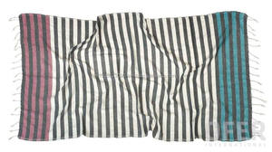 Ayder Peshtemal <b>Turkish</b> Fouta <b>Towels</b>, Pestemal, Hamam <b>Towels</b> Wholesale Bamboo Cotton Blanket - Pink and Blue Bamboo Collection - Product Image 4