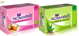 Bajaj Nomarks Handmade Herbal Soap for Adults Whitening Body Bar Soap Oval Pattern Natural Ingredients for <b>Milk</b> Face Skin Solid - Product Image 1
