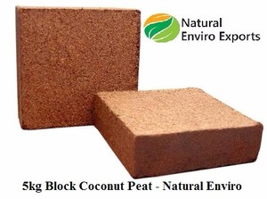 5 kg bloc coco coco tourbe au prix le plus bas/noix de coco coco moelle/coco avec gâteau au neem 50 50 mélange utilisé comme terre en pot - Product Image 2