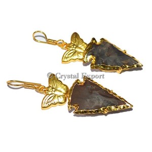 Pendientes con Símbolo Sánscrito de Yam, Piedra Preciosa Natural, Joyería Espiritual para Reiki, Meditación, Yoga, Regalo, Accesorios de Moda - Product Image 4