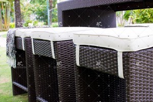 Ensemble tabouret de Bar en rotin PE, meubles d'extérieur, haute qualité, nouveau Design - Product Image 2