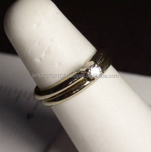 แหวนเพชรสีดำเพชรเพชรสีขาว - Product Image 3