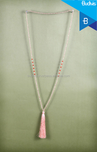 Mô Hình Hàng Đầu Vòng Cổ Tua Rua Bali Đính Cườm Dài Với <span class=keywords><strong>Rudraksha</strong></span> - Product Image 3
