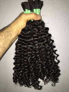 Extensions de cheveux humains non traités d'armure de cheveux de temple indien vierge pure 100% - Product Image 3