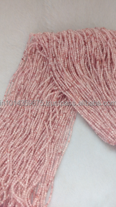 Cuentas redondas Micro facetadas de ópalo rosa, fabricantes, proveedores en la India, compra al por mayor - Product Image 3