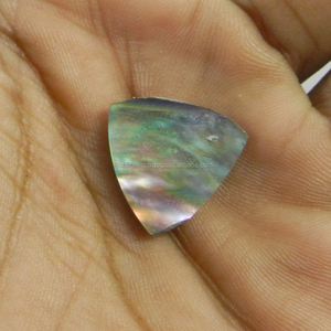 Wholesale Various High Quality <b>Abalone</b> <b>Shell</b> 0.75 gms 17mm Trillion Cabochon Gemstone For Jewelry IG0795 - Product Image 3