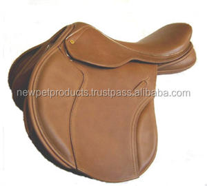 Golden Horse — support de selle pour course hippique, en métal, pour sieste, animal domestique, inde DD, cuir et marron foncé, 10 pièces, 14 15 16 17 18 S5005, 14, 15, 16, 18, 10122740 - Product Image 2