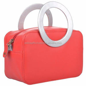 Neceser de cuero con estilo para chicas, estuche de maquillaje - Product Image 1