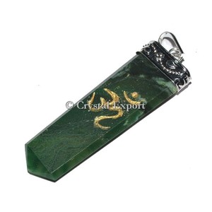 จี้หินโมรามอสแบบแบน: จี้สลักลายสำหรับการบำบัด - Product Image 1