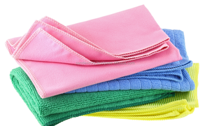 ผ้าขนหนูทำความสะอาดไมโครไฟเบอร์ผ้าขนหนูขัดรถยนต์จากผู้ผลิตอินเดีย - Product Image 4