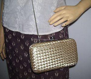 Multi Colored Metal Box Clutch Metal Frame Box Clutch Purse - Product Image 2