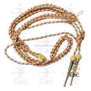 OEM respetuoso con el medio ambiente impermeable 100% hilo metálico vestido cordón Bugle cordones túnica patrón de regulación personalizado prenda principal - Product Image 6