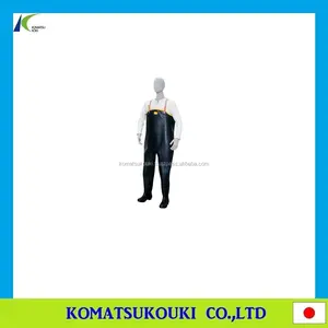 เป็นมิตรกับสิ่งแวดล้อม TRUSCO Waders สีดำทำจากยางสำหรับ River Construction Work อื่นๆทำงานหนัก,Made In Japan - Product Image 1