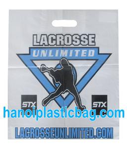 carrier plastic bag with heat patch handle/ factory price/custom design for shopping - Product Image 5