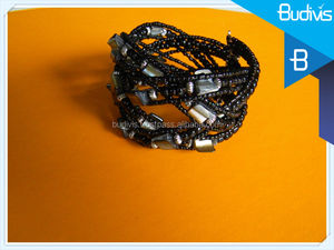 สร้อยโชคเกอร์ลูกปัดทำด้วยมือสำหรับทุกเพศกำไลข้อมือจี้หลายชั้นรูปทรงกุญแจครบรอบ - Product Image 6