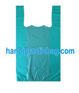 LDPE Plastic bag with handle T-shirt plastic bag - Product Image 2