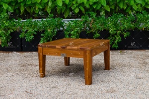 Conjunto de sofá de mimbre polivinílico con patas de madera de acacia, muebles de jardín al aire libre, diseño más nuevo - Product Image 5