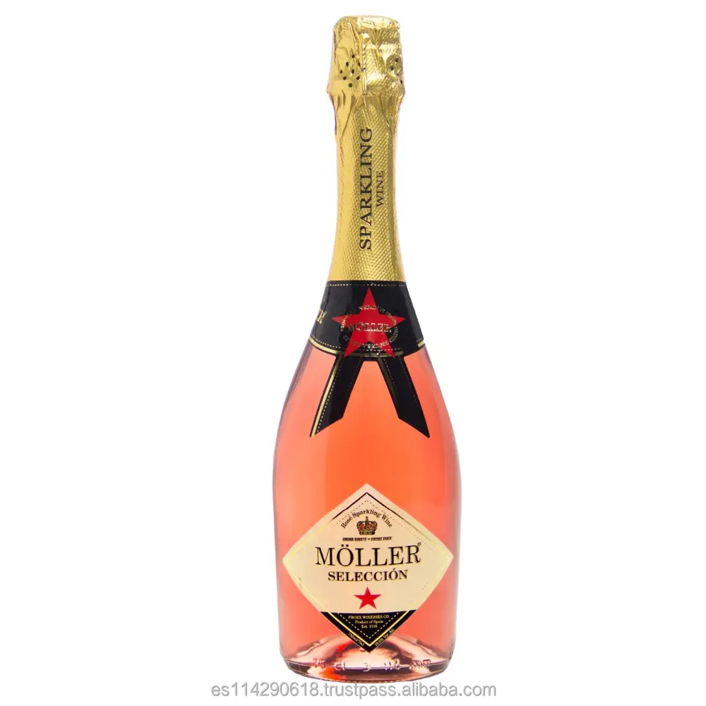 Moller गुलाब स्पार्कलिंग अर्द्ध शुष्क शराब 6x75cl