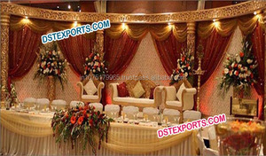 Pilliers romains en élégant décor de mariage, pour fête musulmane, nouveau Design, ensemble de canapé, avec piliers romains - Product Image 3