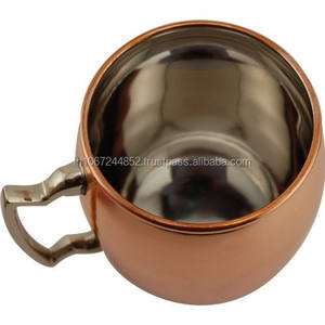 Acier inoxydable de haute qualité et tasses à Cocktail en cuivre pur accessoires de Bar durables pour Vodka gingembre bière matériau métallique - Product Image 4