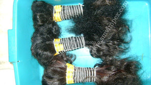 Pelo indio a granel de la mejor calidad Onda profunda suelta ondulada natural suave de un donante de la India - Product Image 6