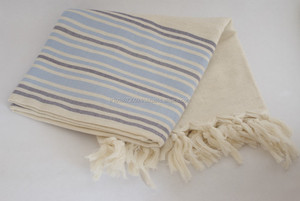 Serviette de plage marocaine, en coton et en lin, de style musulman, authentique, turque, pour takara - Product Image 3