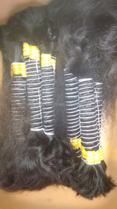 Cabello humano a granel 12A de onda profunda para trenzar accesorios para el cabello a granel, cabello trenzado humano al por mayor mezclado a granel sin trama - Product Image 4