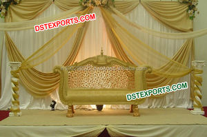 Conjunto de sofá musulmán para boda, mueble de boda, mueble asiático, dorado - Product Image 2