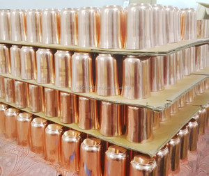 400ml Pure Copper Infused Glass Tumbler Bulk <b>Cheap</b> Party Accessory Drinkware Stocked and Ready to Ship - Product Image 3