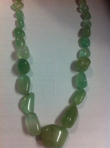 La Esmeralda suelta cae la piedra con cuentas verdes para usar en collares y pulseras - Product Image 5
