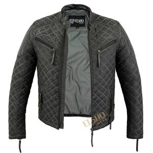 Veste de moto à la mode pour hommes, vêtements d'extérieur élégants, durables et confortables pour la conduite, de style de rue, fourniture en gros OEM - Product Image 1