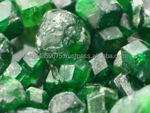 Green garnet Gemstone Rough Raw Material Semi Precious Stones Natural