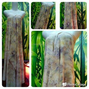 Conjunto de sarong de hoja de teca púrpura con estampado Ecológico Tradicional Ropa unisex para adultos para las islas del Pacífico de Asia Respetuoso con el medio ambiente En stock - Product Image 5