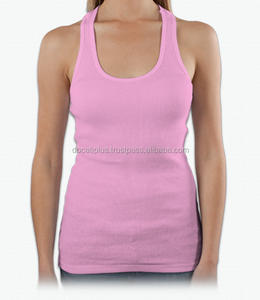 custom oem ladies fitted gym stretchable tank tops - Product Image 1