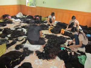 Extensiones de cabello humano virgen sin procesar camboyano vietnamita brillante y sedoso sin enredos o caída de color de cabello natural gran oferta - Product Image 2