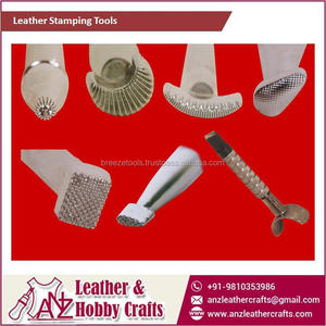 Premium <b>Leather</b> Stamping <b>Tool</b> Set | Professional <b>Leather</b> Craft Embossing Punch <b>Tools</b> for Carving Texturing DIY Leatherworking - Product Image 2