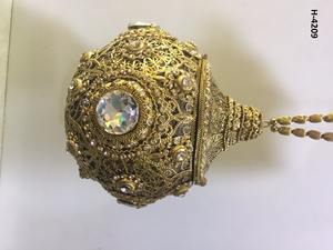 H4205 Ladies Stylish <b>Gold</b> Silver Beaded Evening Clutch Tote Bag with Chain Strap and Flap Closure <b>for</b> <b>Wedding</b> Bridal Parties - Product Image 5