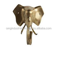 OMG Industries Rustique Brun Décoratif Tête de Cerf Mur Patère Double Patère produits les plus vendus patère en fonte