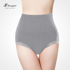High Waist S-SHAPER Lace Panties Japan Hot Sale Breathable Shapewear for Girls Postpartum Abdomen Control Brief - Product Image 1