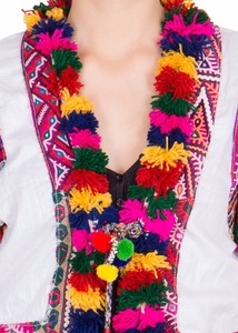 Chaleco Tradicional Indio Banjara Étnico Auténtico Bordado a Mano para Mujer con Diseños Tribales de Herencia - Product Image 6